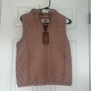 Pink Vest New 1 Sunset lane zipper vest pink size large pink vest cute